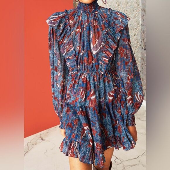 Ulla Johnson Silk Vienne Dress - Picture 1 of 16